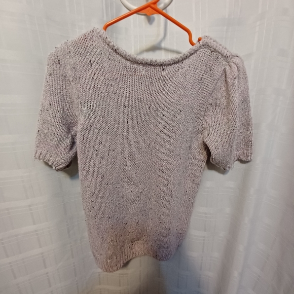 Country craft silk and angora blend mixed knit sweater size large - Picture 4 of 8